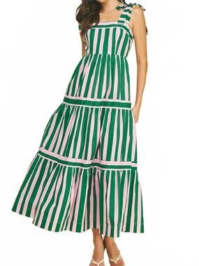 NEW PINCH watermelon maxi dress in multicolor